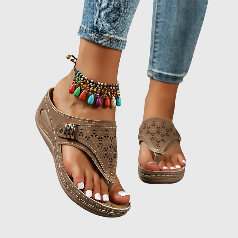 Women's Slip-On Wedge Sandals