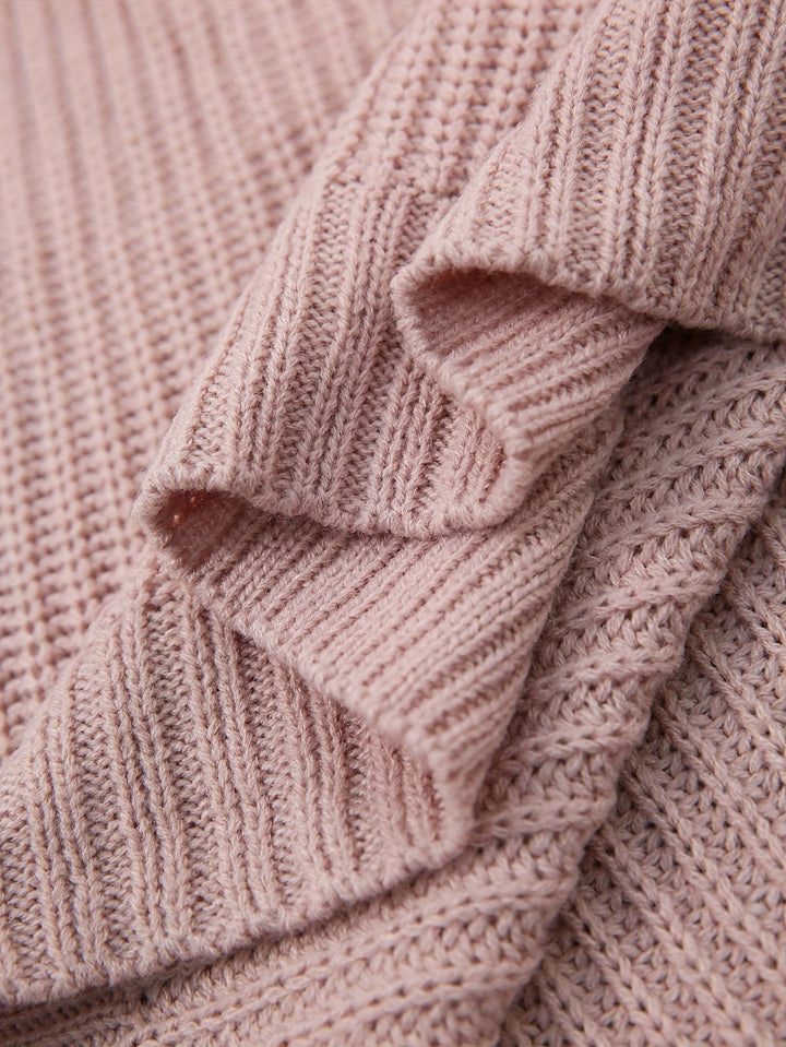Ada | Women's Relaxed Fit Mock Neck Jumper Dress