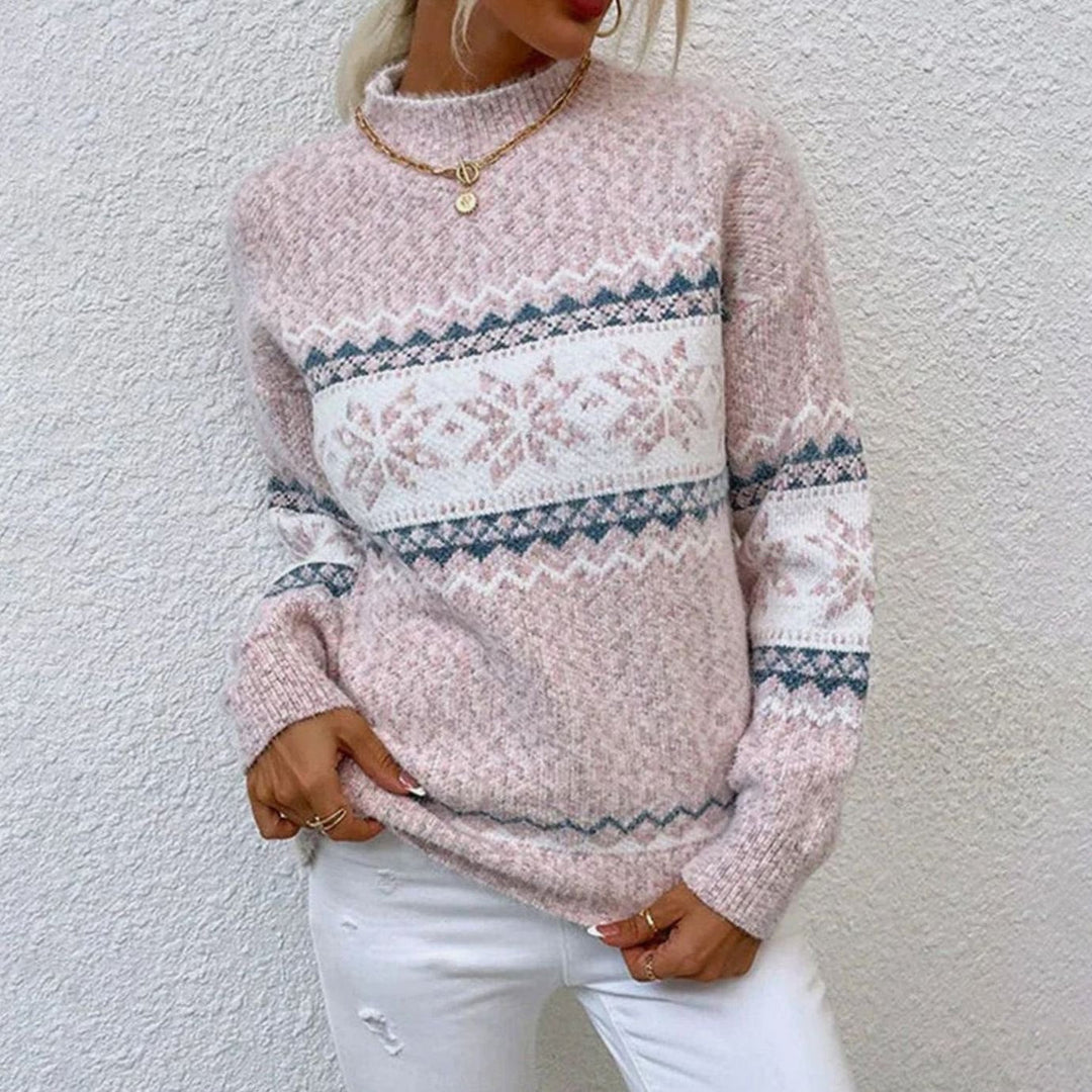Zara | Women's Oversized Snowflake Christmas Jumper