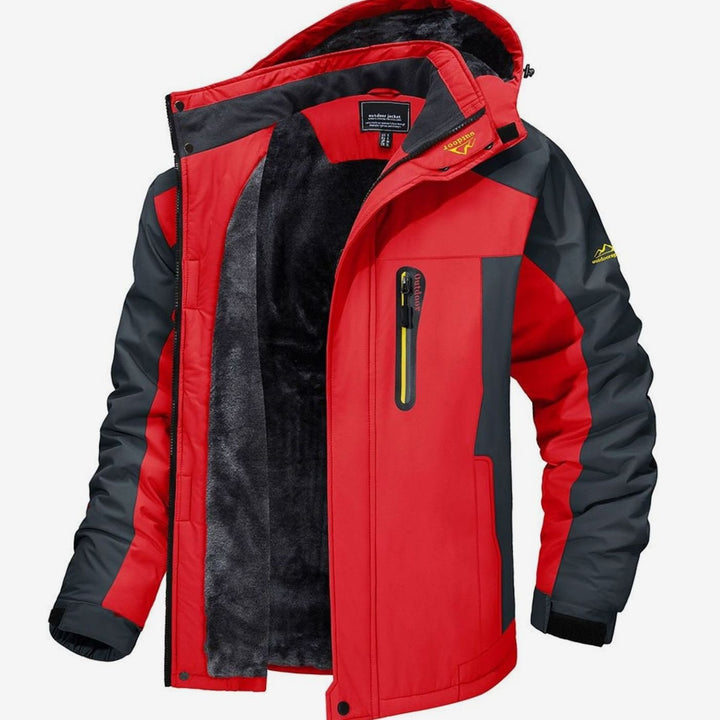Glen | Men's Fleece-Lined Hooded Winter Jacket