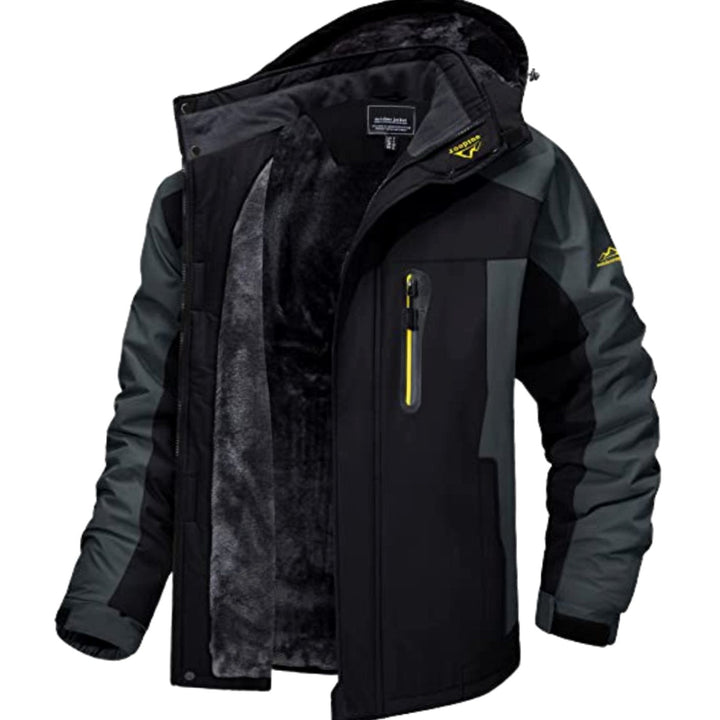 Glen | Men's Fleece-Lined Hooded Winter Jacket