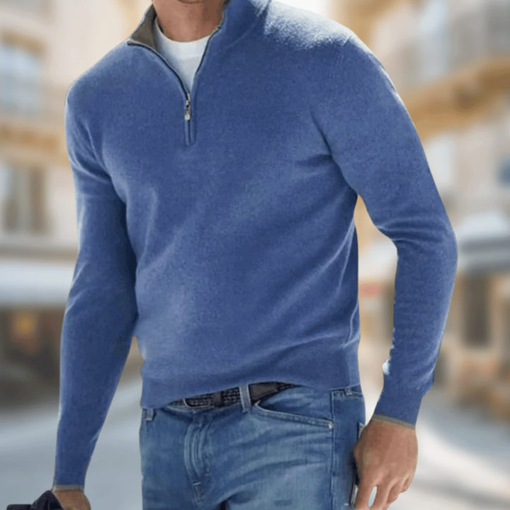 Glenn | Men's Classic Quarter-Zip Jumper