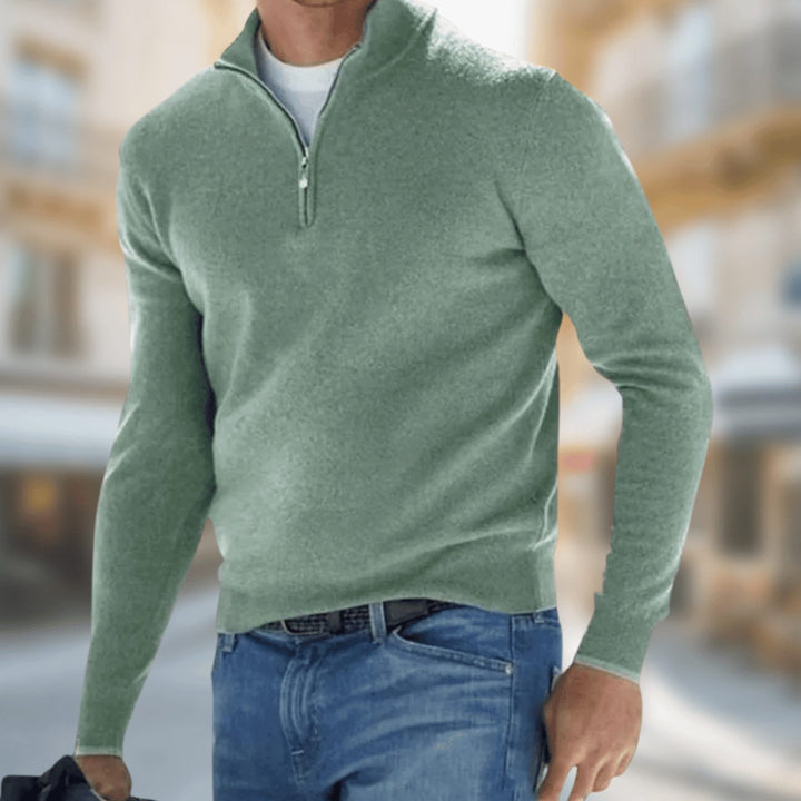 Glenn | Men's Classic Quarter-Zip Jumper