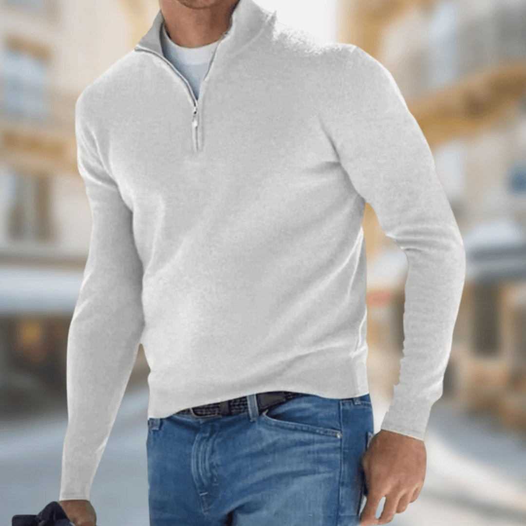 Glenn | Men's Classic Quarter-Zip Jumper