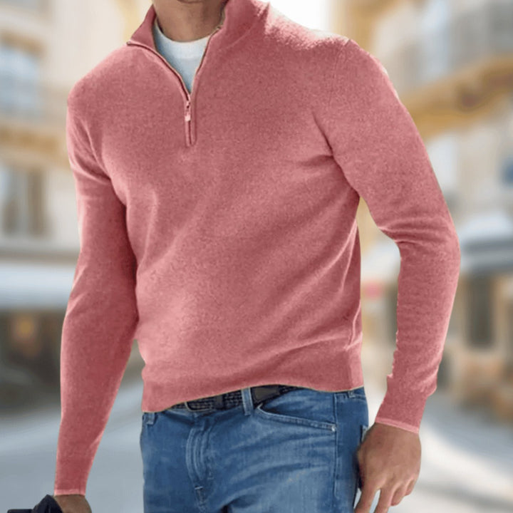 Glenn | Men's Classic Quarter-Zip Jumper