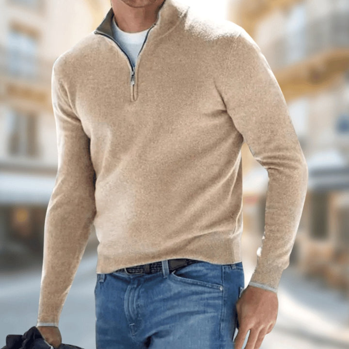 Glenn | Men's Classic Quarter-Zip Jumper