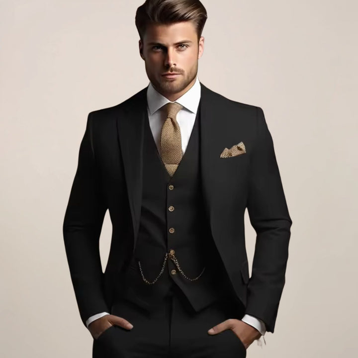 Aidan | Men's Slim Fit Three-Piece Wedding Suit