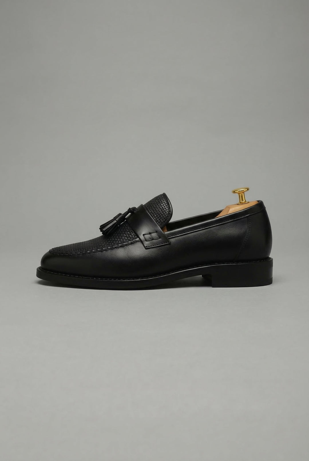 Milo | Men's Woven Leather Tassel Loafers