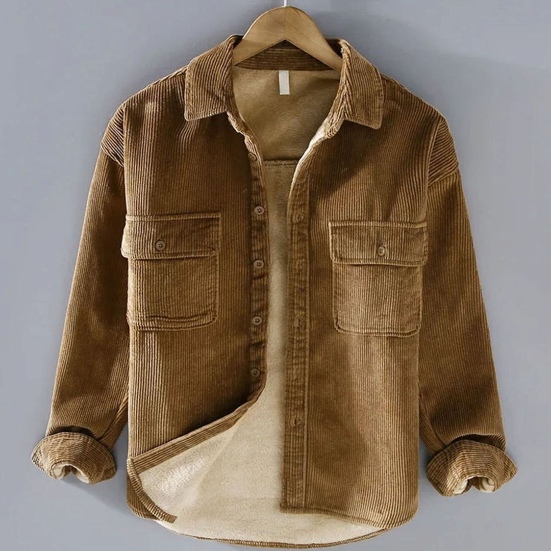 Grant | Men's Fleece-Lined Corduroy Shirt Jacket