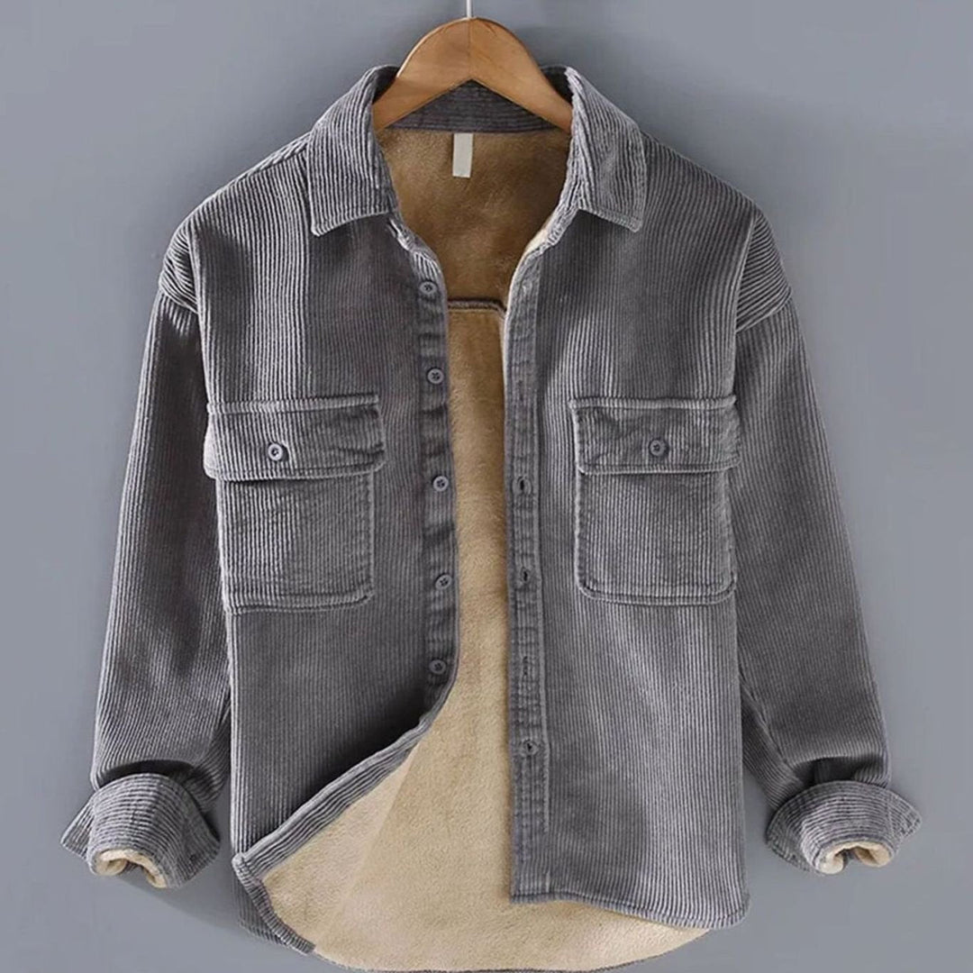 Grant | Men's Fleece-Lined Corduroy Shirt Jacket