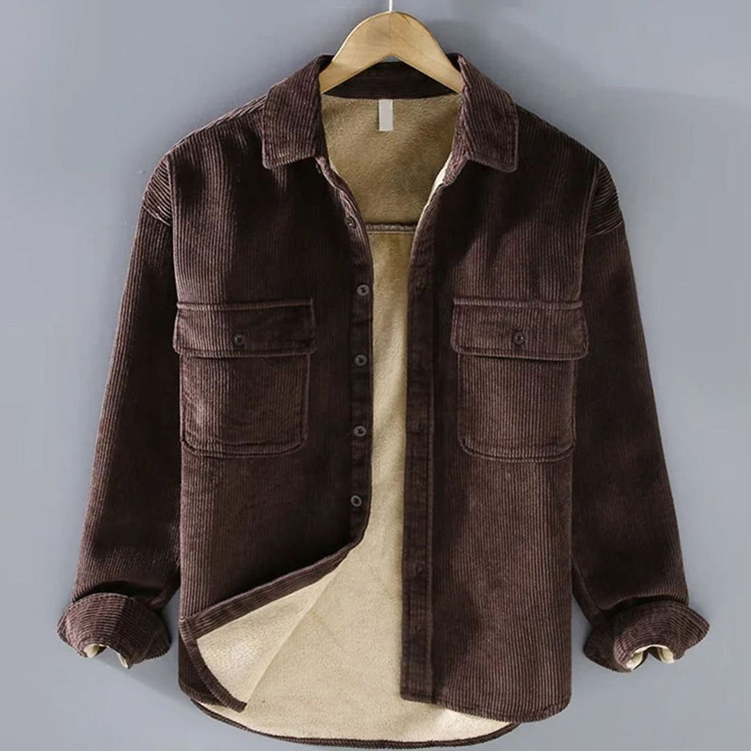 Grant | Men's Fleece-Lined Corduroy Shirt Jacket