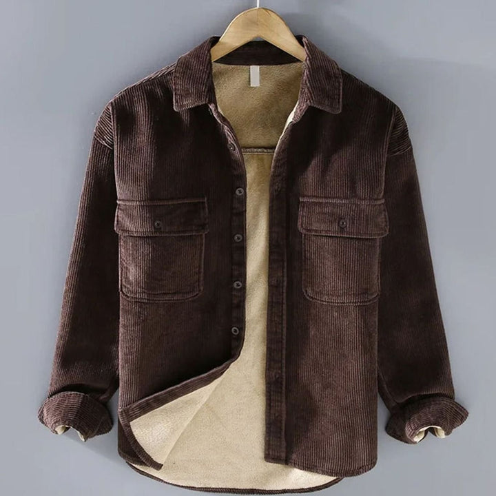 Grant | Men's Fleece-Lined Corduroy Shirt Jacket