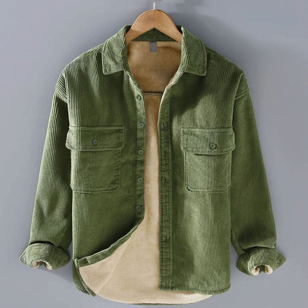 Grant | Men's Fleece-Lined Corduroy Shirt Jacket