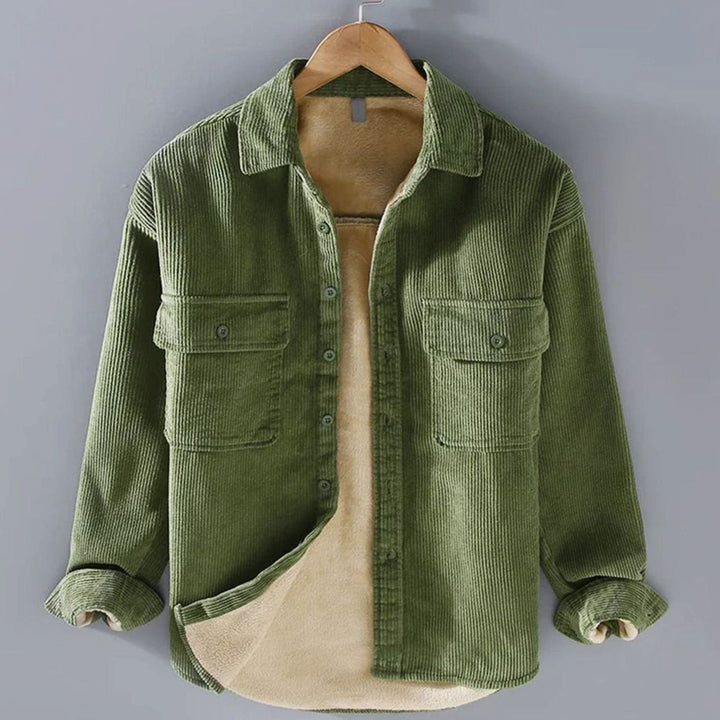 Grant | Men's Fleece-Lined Corduroy Shirt Jacket