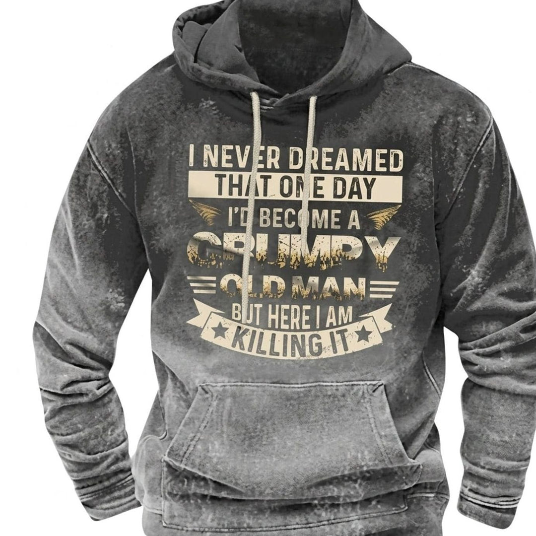 Monty | Men's Oversized Tribal Graphic Hoodie