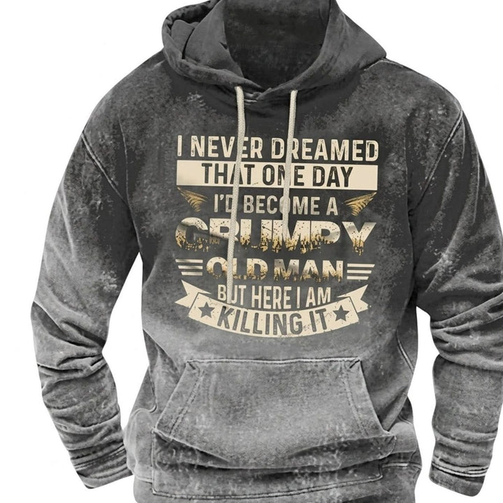 Monty | Men's Oversized Tribal Graphic Hoodie