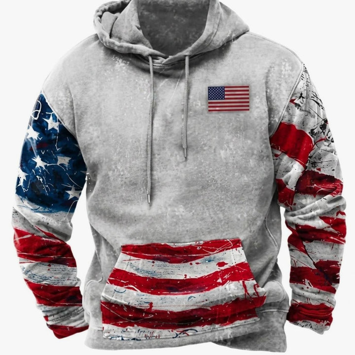 Monty | Men's Oversized Tribal Graphic Hoodie