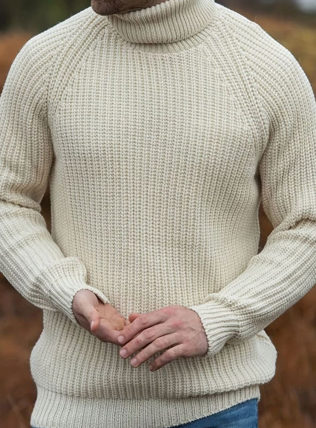 Lloyd | Men's Ribbed Roll Neck Knit Jumper