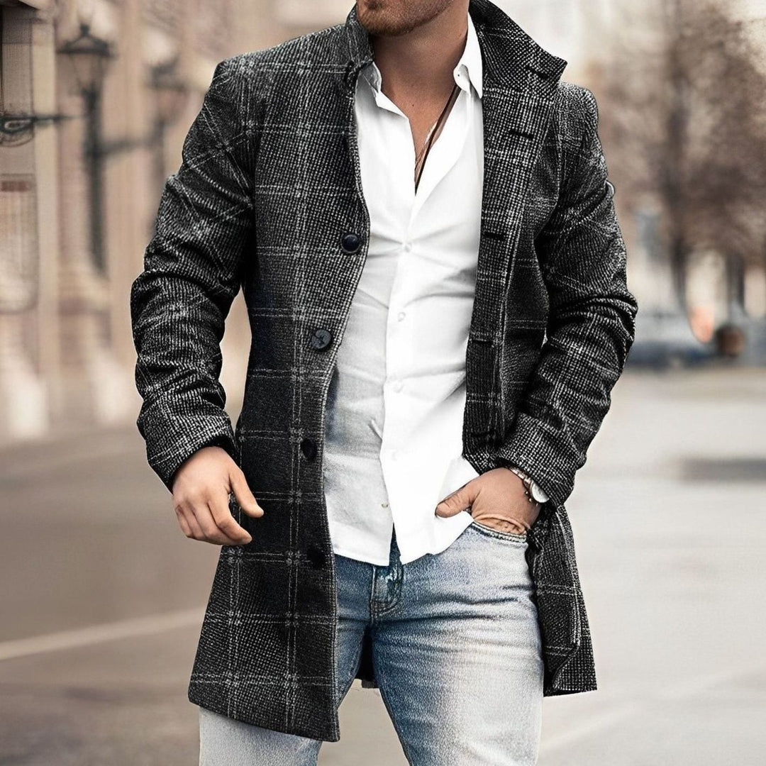 Clifford | Men's Slim Fit Wool Overcoat
