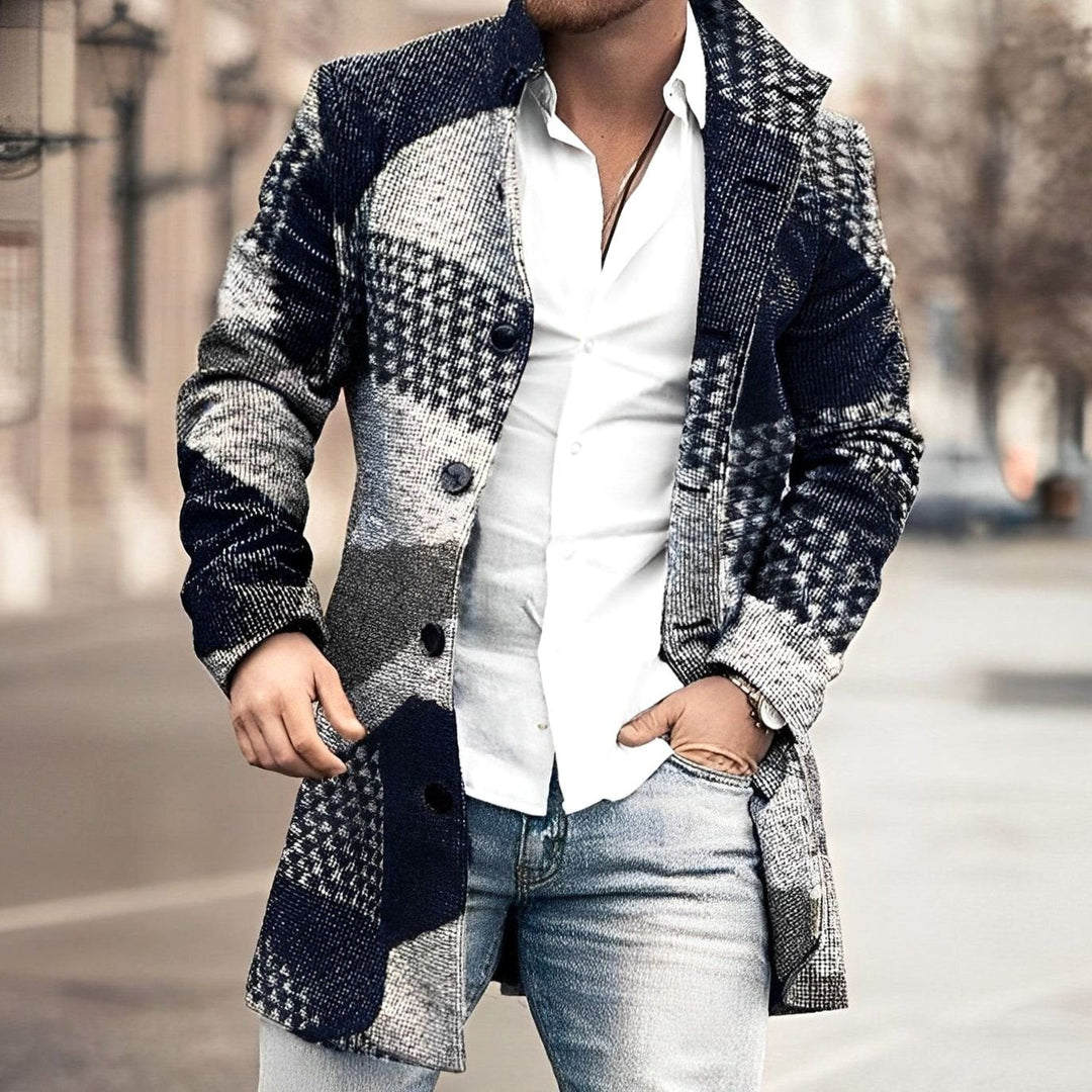 Clifford | Men's Slim Fit Wool Overcoat