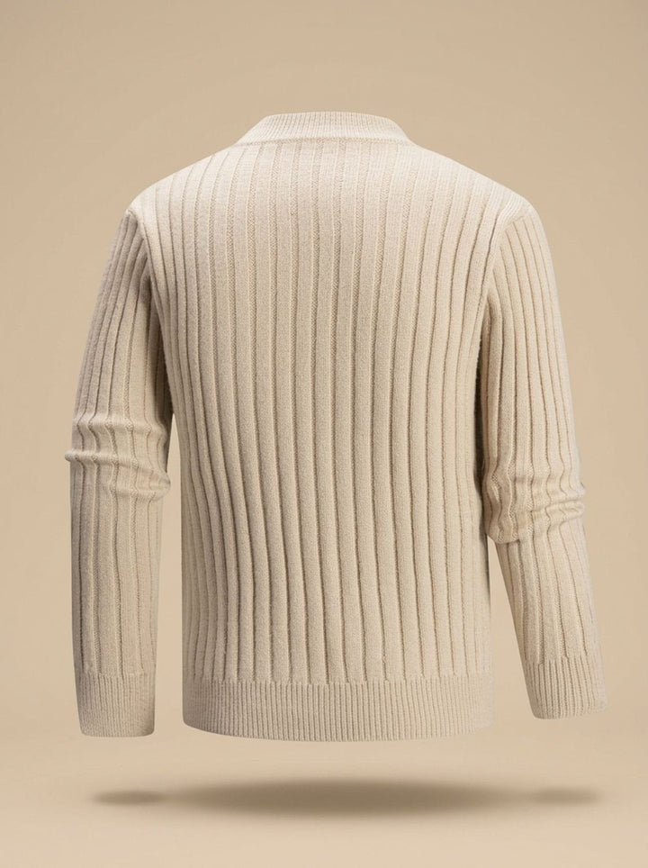 Emrys | Men's Cable Knit Mock Neck Jumper
