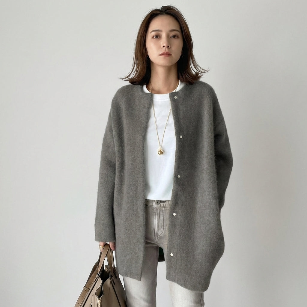 Yvette | Women's Oversized Button-Up Cardigan