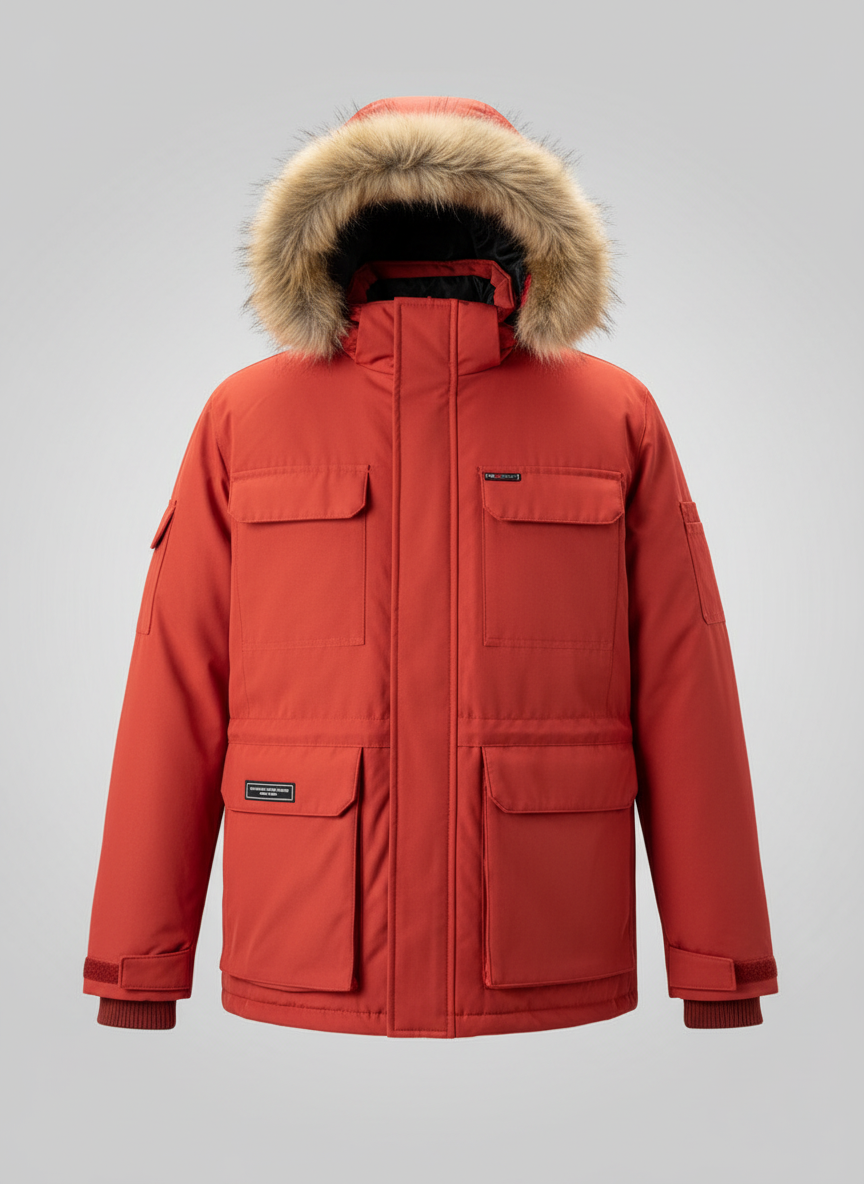 Travis | Men's Heavyweight Hooded Winter Puffer Parka Jacket