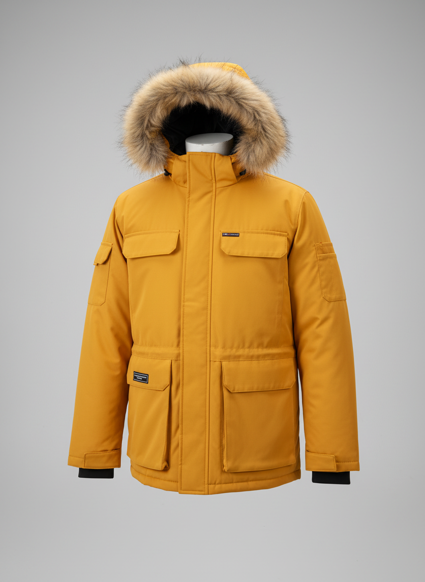 Travis | Men's Heavyweight Hooded Winter Puffer Parka Jacket