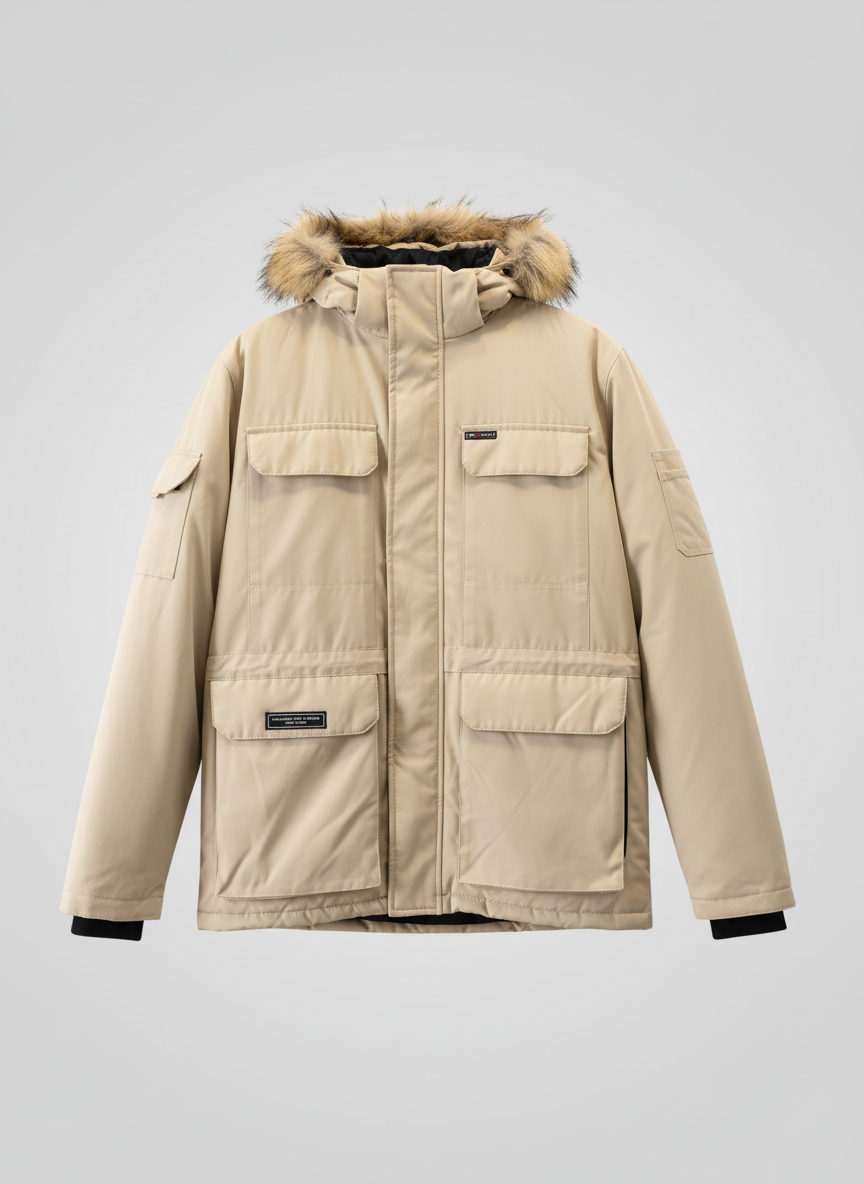 Travis | Men's Heavyweight Hooded Winter Puffer Parka Jacket