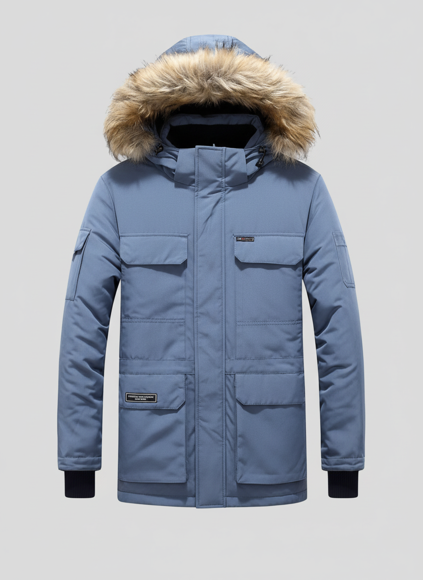 Travis | Men's Heavyweight Hooded Winter Puffer Parka Jacket