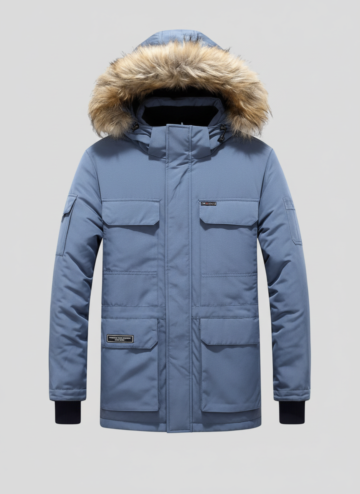 Travis | Men's Heavyweight Hooded Winter Puffer Parka Jacket