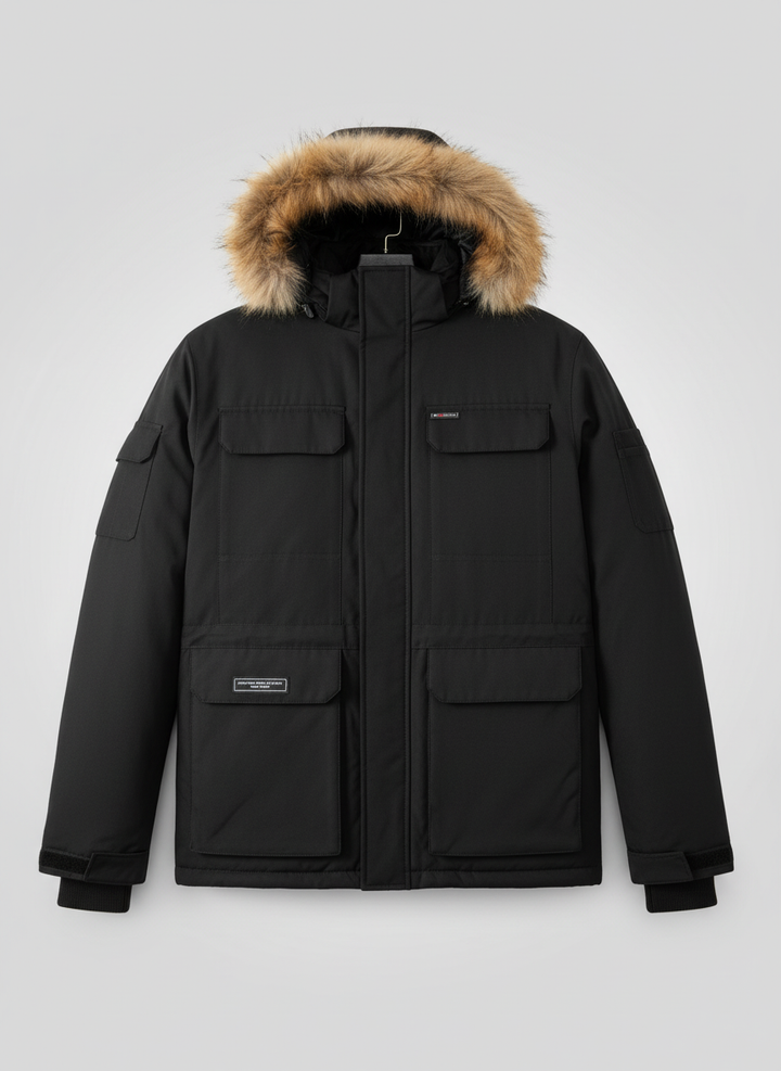 Travis | Men's Heavyweight Hooded Winter Puffer Parka Jacket