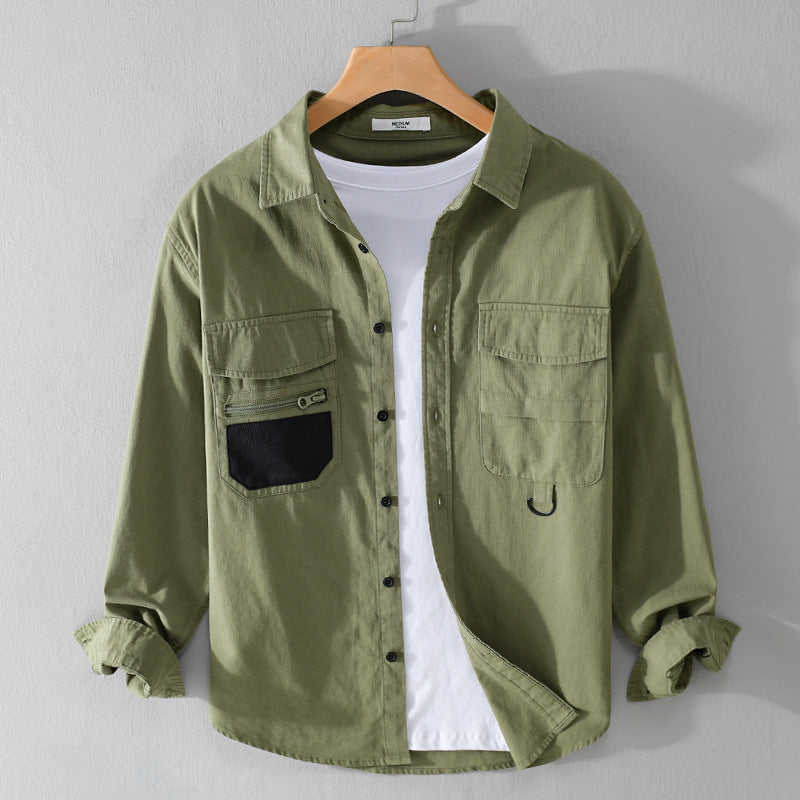 Clifton | Men's Relaxed Utility Overshirt Jacket with Cargo Pockets