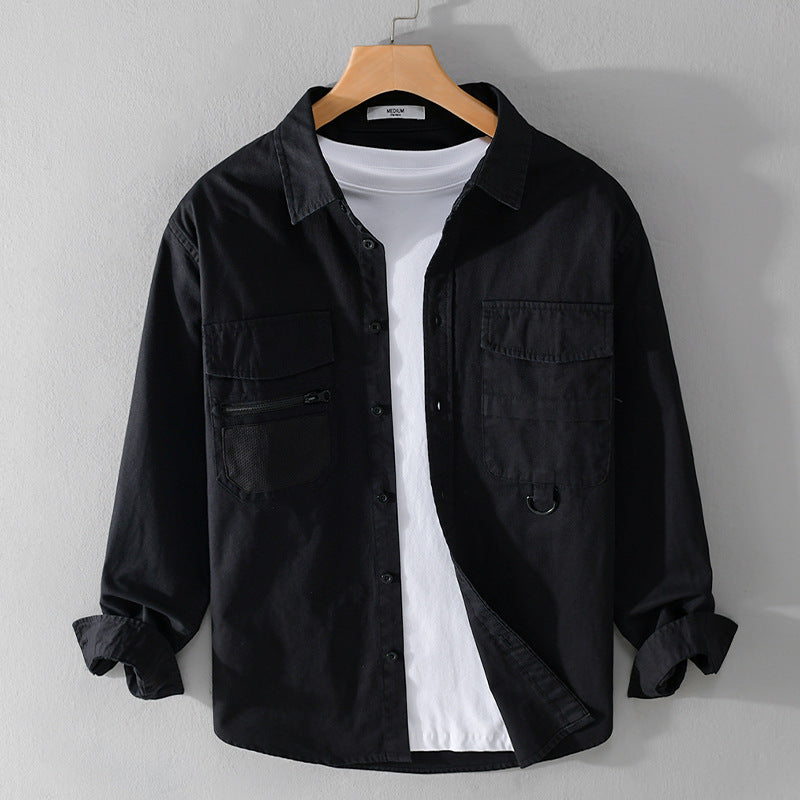 Clifton | Men's Relaxed Utility Overshirt Jacket with Cargo Pockets