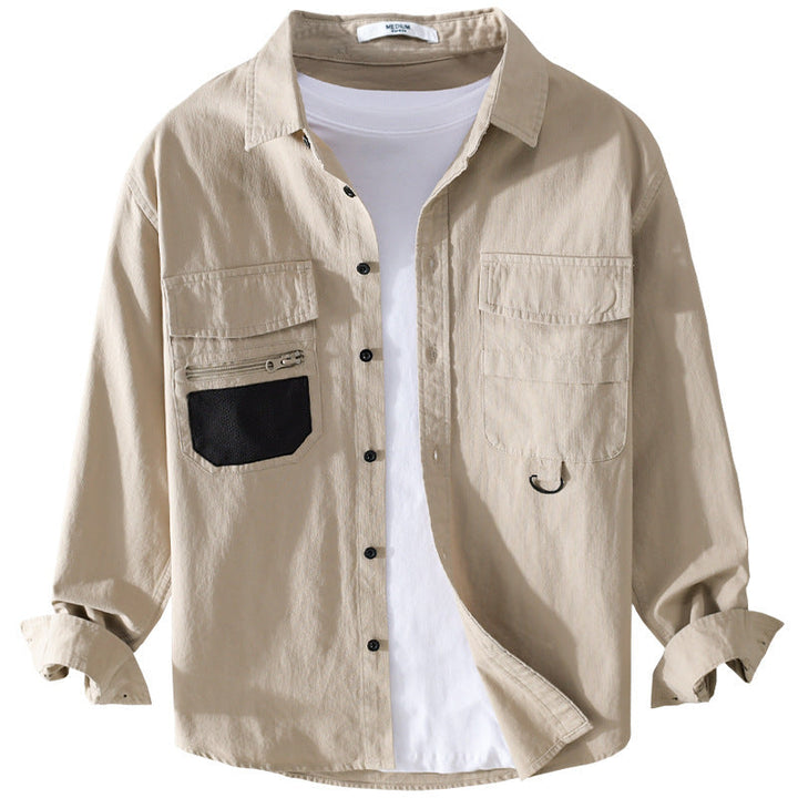 Clifton | Men's Relaxed Utility Overshirt Jacket with Cargo Pockets
