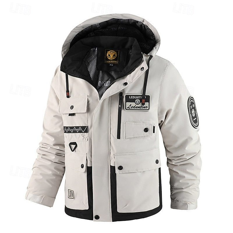 Ivor | Men's Waterproof Hooded Utility Jacket