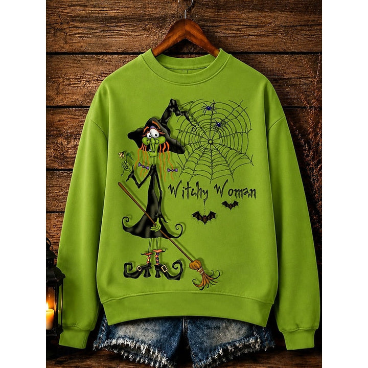 Pamela | Women's Halloween Graphic Sweatshirt