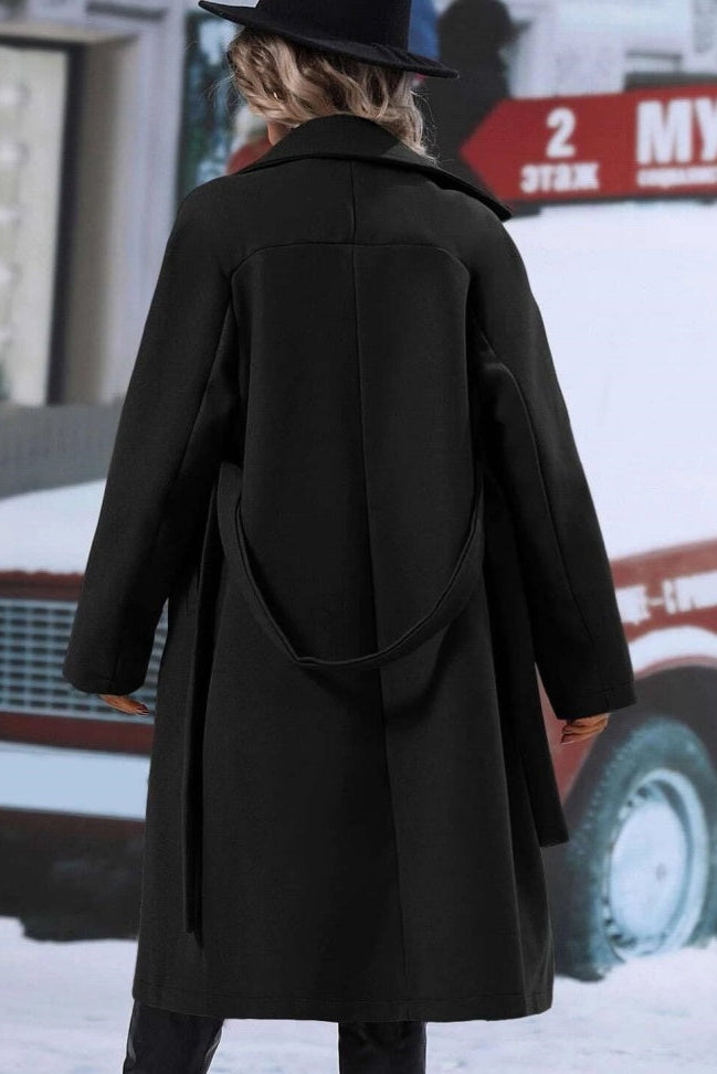 Nerys | Women's Double-Breasted Belted Trench Coat