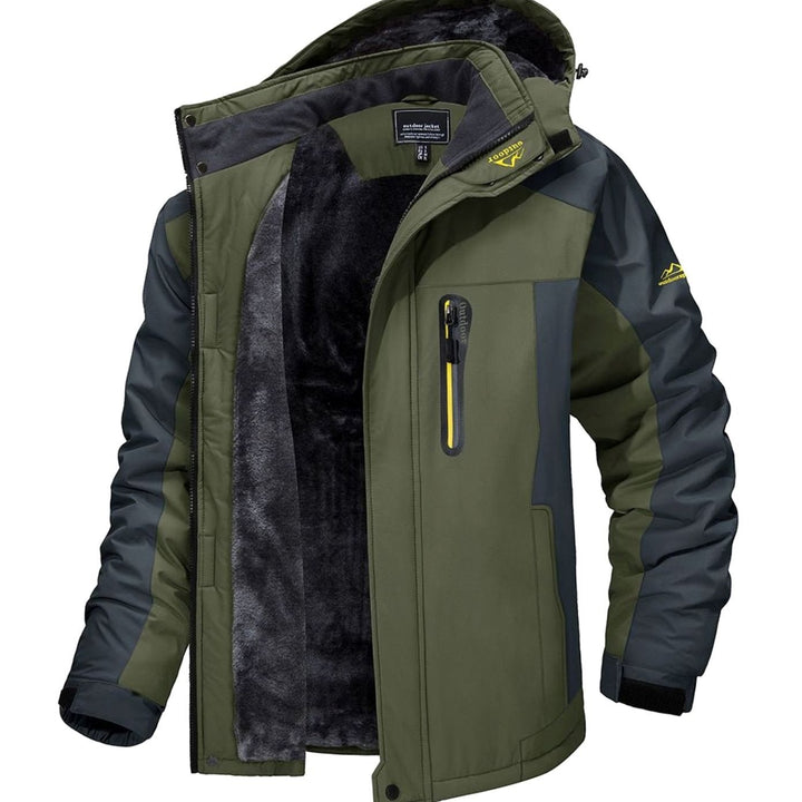 Max | Men's Fleece-Lined Hooded Winter Jacket