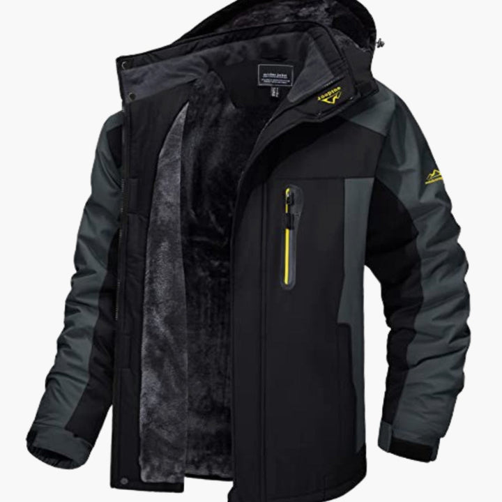 Max | Men's Fleece-Lined Hooded Winter Jacket