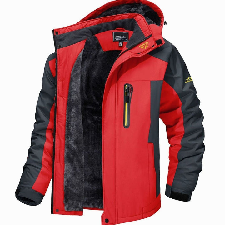 Max | Men's Fleece-Lined Hooded Winter Jacket