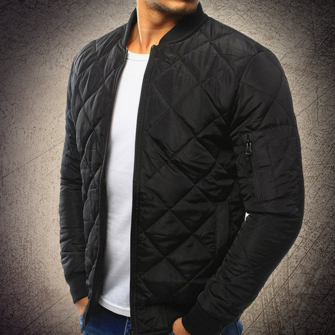 Louis | Men's Lightweight Quilted Bomber Jacket