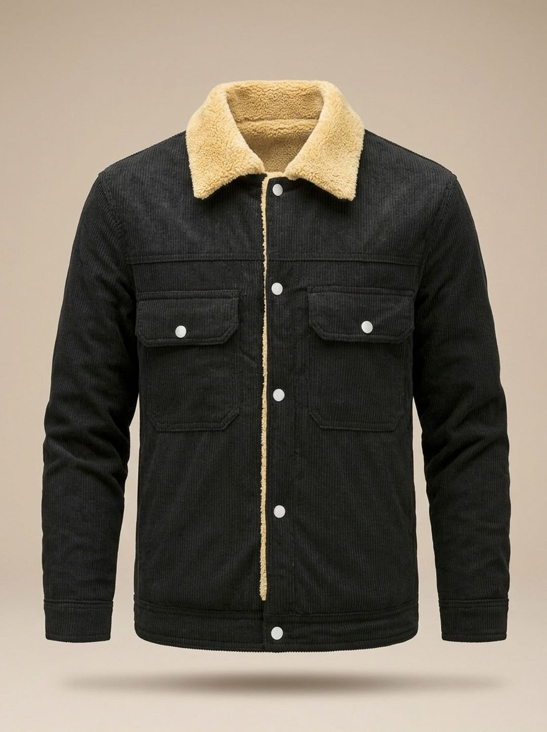 Bertram | Men's Sherpa-Lined Corduroy Button-Up Jacket