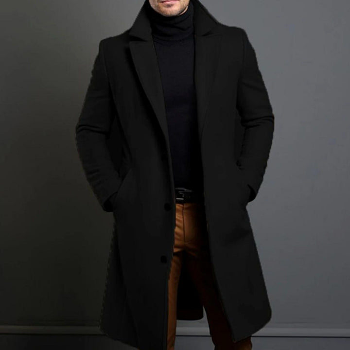 Edward | Men's Slim Fit Wool Overcoat
