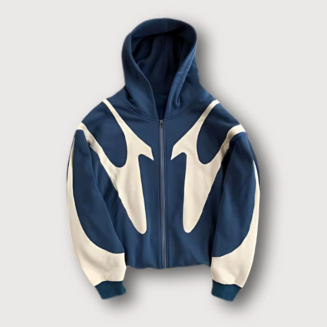 Harry | Men's Graphic Zip-Up Hoodie
