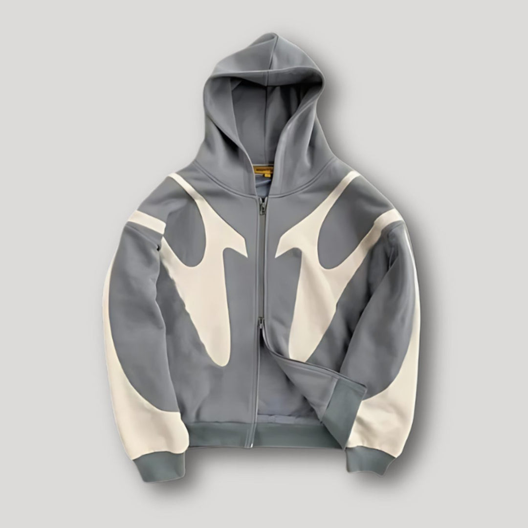 Harry | Men's Graphic Zip-Up Hoodie