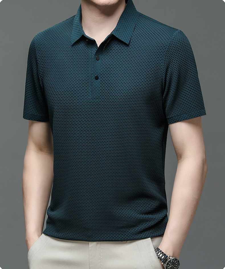 Curtis | Men's Breathable Mesh Polo Shirt