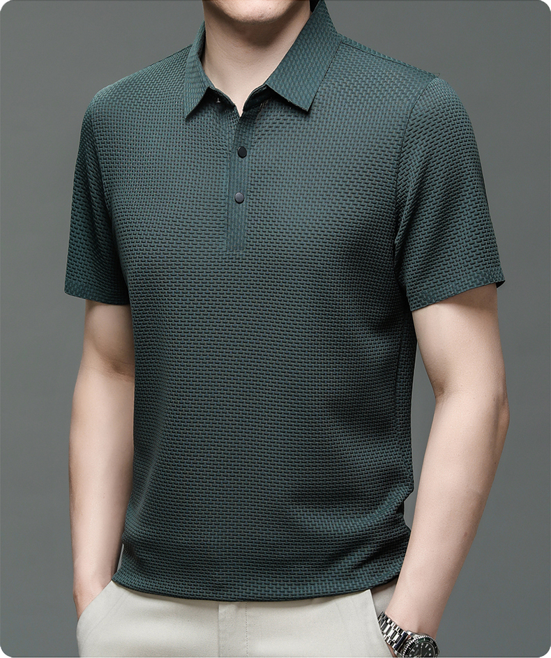 Curtis | Men's Breathable Mesh Polo Shirt