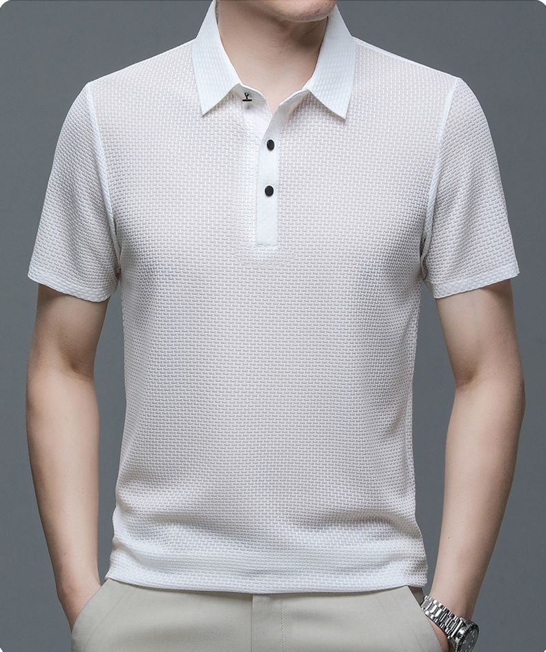 Curtis | Men's Breathable Mesh Polo Shirt