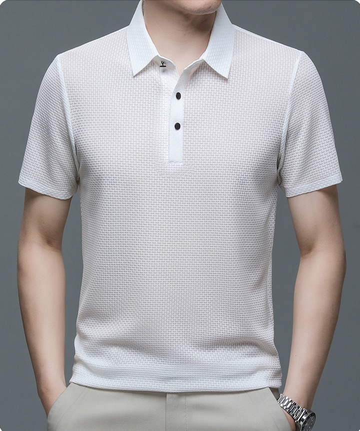 Curtis | Men's Breathable Mesh Polo Shirt